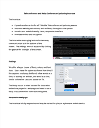 Helpful PDF about how the teleconference captioning interface works